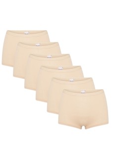 Beeren Dames boxershort Comfort Feeling 6Pack Beige