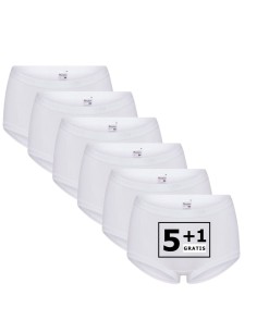 Beeren Dames short Beeren Young 6Pack Wit