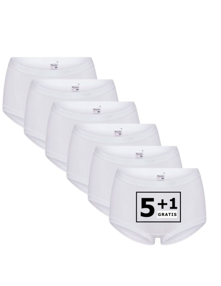 Beeren Dames short Beeren Young 6Pack Wit