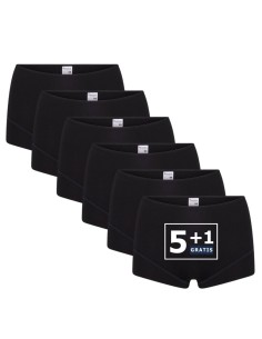 Beeren Dames Short Elegance 6Pack Zwart