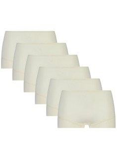 Beeren Dames Short Elegance 6Pack Ivoor