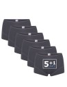 Beeren Dames Short Elegance 6Pack Grijs