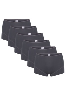 Beeren Dames Short Elegance 6Pack Grijs
