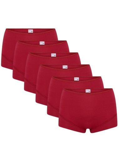 Beeren DamesShort Elegance 6Pack Bordeaux Rood
