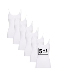 Beeren Dames top Comfort Feeling 6Pack Wit