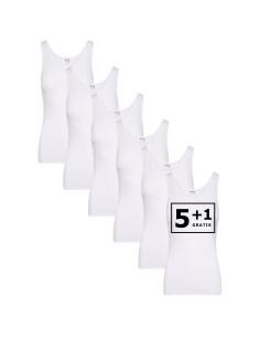 Beeren Dames hemd Comfort Feeling 6Pack Wit