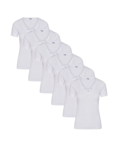 Beeren Dames onderblouse Beatrix K.M. 6Pack Wit