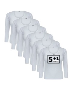 Beeren Dames onderblouse L.M. M3000 6Pack Wit