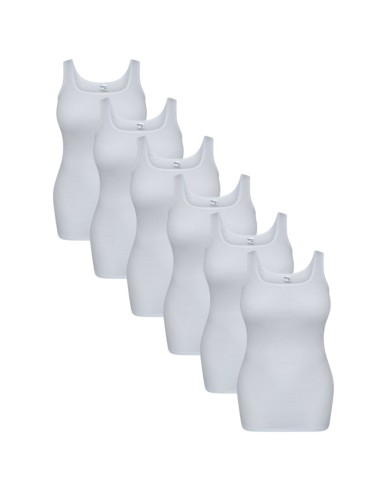 Beeren Dames hemd Carola 6Pack Wit