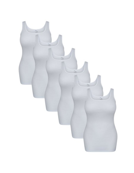 Beeren Dames hemd Carola 6Pack Wit
