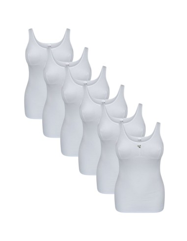 Beeren Dames cuphemd Jacqueline 6Pack Wit