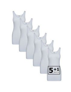 Beeren Dames hemd Briljant 6Pack Wit