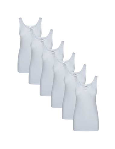 Beeren Dames hemd Brenda 6Pack Wit