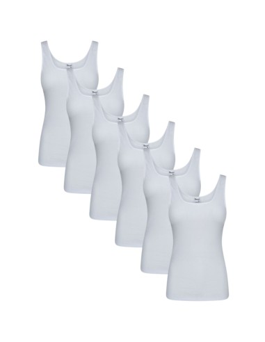 Beeren Dames hemd Madonna 6Pack Wit
