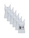 Beeren Dames hemd Madonna 6Pack Wit
