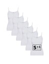 Beeren Dames Top Young 6Pack Wit