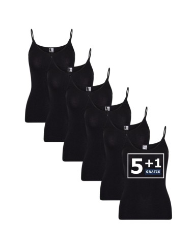 Beeren Dames Top Young 6Pack Zwart