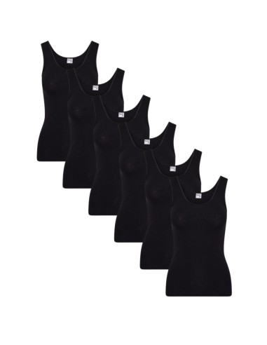 Beeren Dames hemd Young 6Pack Zwart