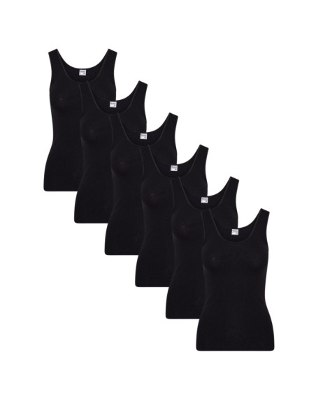 Beeren Dames hemd Young 6Pack Zwart Beeren Dames hemd Young 6Pack Zwart