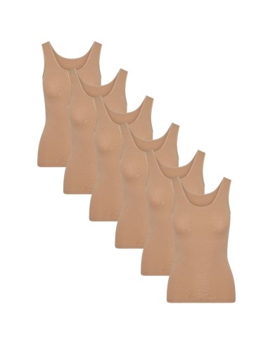 Beeren Dames hemd Young 6Pack Beige