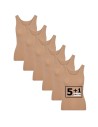 Beeren Dames hemd Young 6Pack Beige