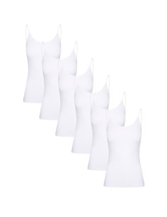 Beeren Dames Top Elegance 6Pack Wit