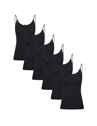 Beeren Dames Top Elegance 6Pack Zwart