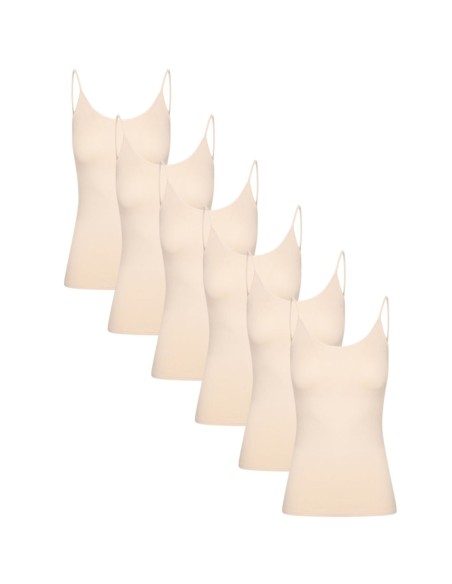 Beeren Dames Top Elegance 6Pack Beige