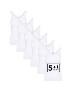 Beeren Dames hemd Elegance 6Pack Wit