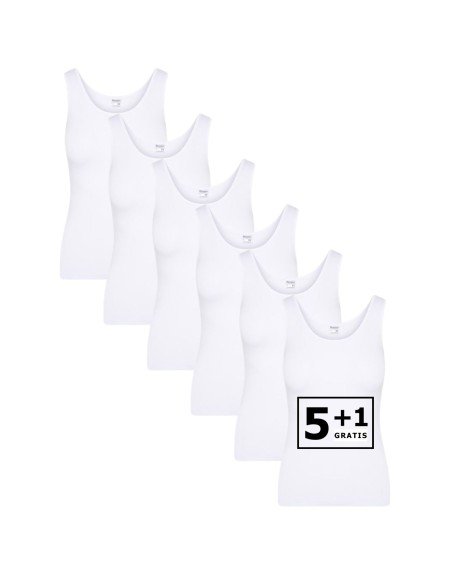 Beeren Dames hemd Elegance 6Pack Wit