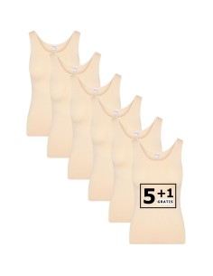 Beeren Dames hemd Elegance 6Pack Beige