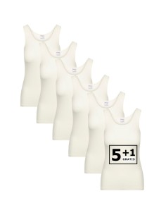 Beeren Dames hemd Elegance 6Pack Ivoor