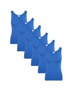 Beeren Dames hemd Elegance 6Pack Blauw