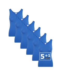 Beeren Dames hemd Elegance 6Pack Blauw