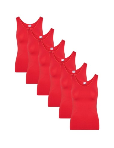 Beeren Dames hemd Elegance 6Pack Rood
