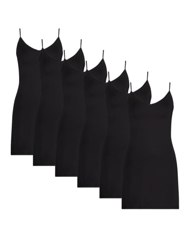 Beeren Dames Onderjurk Elegance 6Pack Zwart