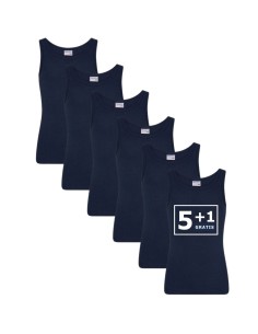 Beeren Jongens singlet Comfort Feeling 6Pack Navy