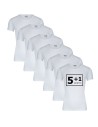 Beeren Jongens T-shirt ronde hals M3000 6Pack Wit