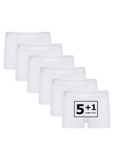 Beeren Jongens boxershort Comfort Feeling 6Pack Wit