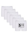 Beeren Jongens boxershort Young 6Pack Wit