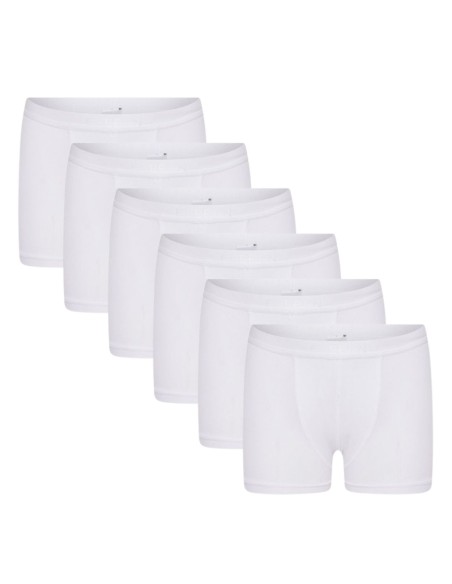 Beeren Jongens boxershort Young 6Pack Wit