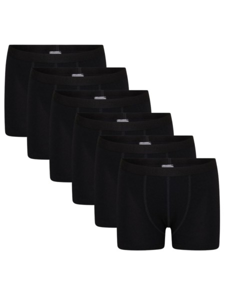 Beeren Jongens boxershort Young 6Pack Zwart