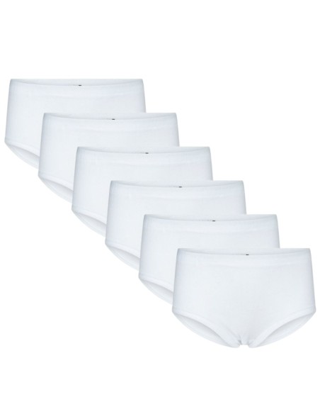 Beeren Meisjes slip Patricia 6Pack Wit