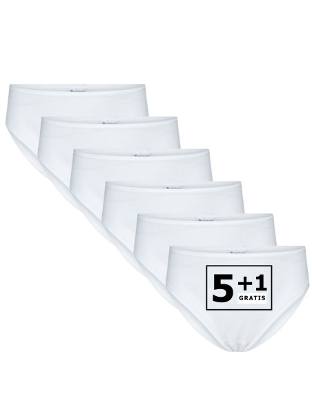 Beeren Meisjes slip Britney 6Pack Wit