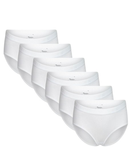 Beeren Meisjes slip Comfort Feeling 6Pack Wit