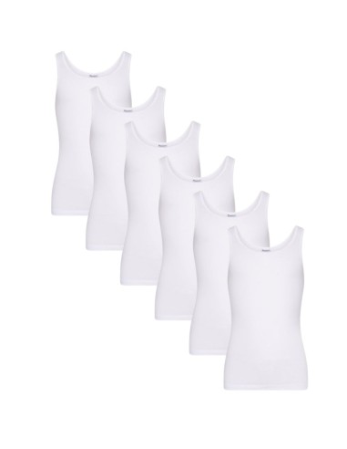 Beeren Meisjes hemd Comfort Feeling 6Pack Wit