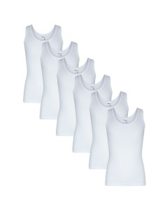 Beeren Meisjes Hemd Patricia 6Pack Wit