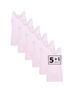 Beeren Meisjes Hemd Cindy 6Pack Roze