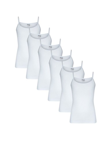 Beeren Meisjes Top Britney 6Pack Wit