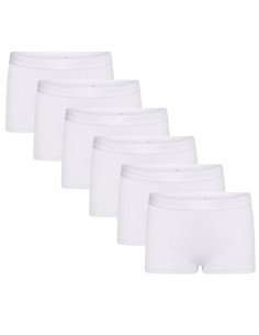 Beeren Meisjes boxershort Comfort Feeling 6Pack Wit
